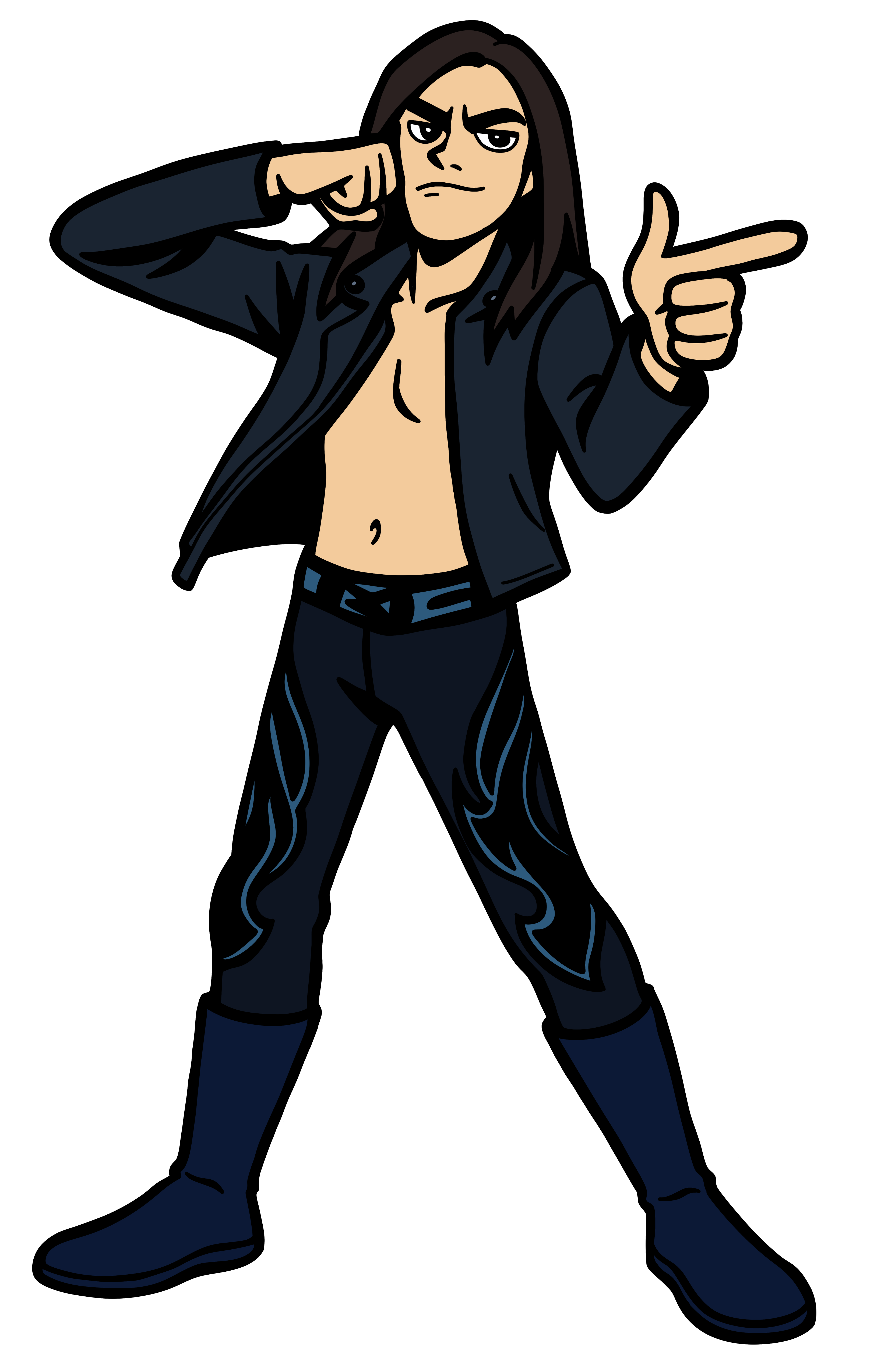 Carter Cash staring down the ring